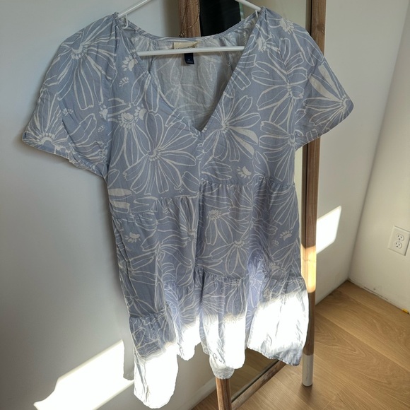 Universal thread Light Blue Floral Dress - Picture 2 of 3